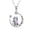 sliver, variant on Hxlazmoo Alloy Star and Owl Necklace for Women - Fashionable Jewelry Gift for Birthdays, Christmas, and Anniversaries