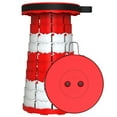 thumbnail image 1 of Rainbow Style Telescopic Stool Outdoor Telescopic Plastic Stool Rotating Soft Cushion Portable Travel Storage Bag Queuing Folding Chair, 1 of 5