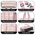 thumbnail image 3 of Teacher Tote Bag,Cute Shiba Inu Teacher Utility Tote Bag,Large Work Tote Bags for Women with Multiple Pockets,Top Zipper Closure,13.8x10.6x6.7 Inch, 3 of 5