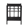 thumbnail image 6 of Vintage Series Metal Open Night Stand - Black, 6 of 7
