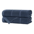 thumbnail image 2 of Superior Milo Smart Twist Cotton Medium Weight Bath Towels, Set of 2, Navy Blue, 2 of 10