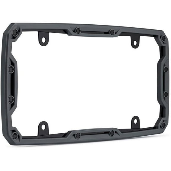 Cruiser Accessories 58650 Beadlock License Plate Frame, Matte Gray & Black