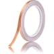 thumbnail image 1 of BR Tira de lámina de cobre de 0,05 mm de espesor, 8 mm * 20 m, conductor único, controlador de bala, vidrio coloreado, mantenimiento eléctrico, conexión a tierra, prevención de radiación, 1 of 5