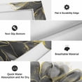 thumbnail image 6 of Black Grey Outdoor Rug for Patio/Deck/Porch, Non-Slip Large Area Rug 6 x 9 Ft, Vintage Gold Ink Floral Chinese Painting Indoor Outdoor Rugs Washable Area Rugs, Reversible Camping Rug Carpet Runner, 6 of 8