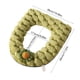 thumbnail image 3 of Herunwer Bathroom Soft Thicker Warmer Stretchable Washable Cloth Toilet Seat Cover Pads, 3 of 6