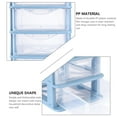 thumbnail image 3 of Eease Makeup Organizer with Drawers for Skincare and Jewelry Storage - Blue, 3 of 4