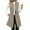 Khaki1, variant on ameIAEA Womens Long Vest Fall Winter Sleeveless Blazer Jackets Button Down Trench Coats with Pocket