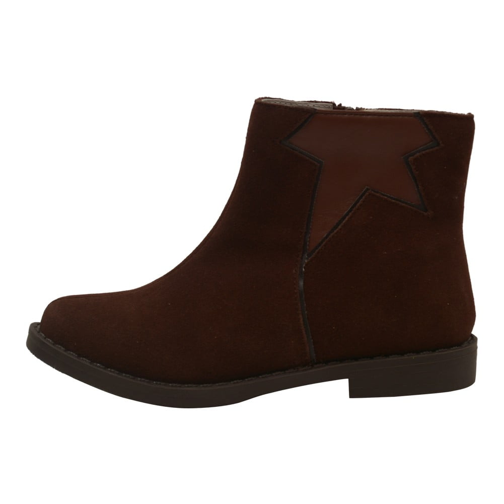 girls brown ankle boots