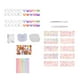 thumbnail image 3 of Kits de bricolaje para niños, juego de manualidades y manualidades, pequeño juguete de tarjeta adhesiva, lindo kit decorativo de tarjeta adhesiva Fiesta del té 267 piezas, 3 of 9