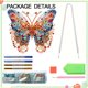 thumbnail image 5 of (YQ012) Doble Cara Carillón Viento Con Pintura Diamantes Interesantes Diamantes Punteados E Impresión Alta en Ambos Lados Mariposa, 5 of 7