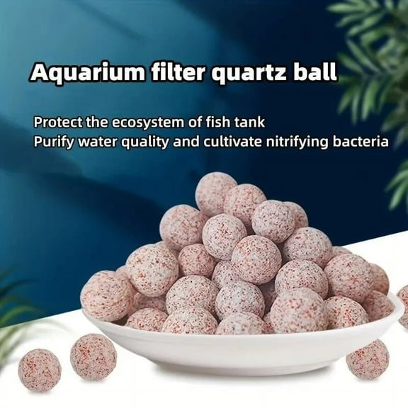 200G Aquarium Ceramic Bio Filter Media Sphere for Freshwater Aquarium and Marine Fish Tank Sump, Canister Filter, Koi Ponds