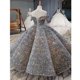 thumbnail image 2 of Vestido de pasarela para niños Vestido de princesa Estilo de hilo hinchado Vestido de lentejuelas para actuación de piano de pequeño anfitrión, 2 of 5