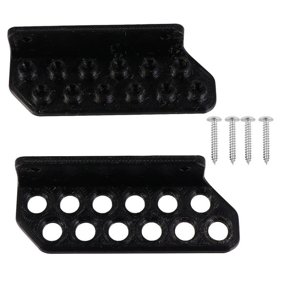 UKCOCO Self-Adhesive Arrow Holder Black Wall-Mounted for Archery 1Pair