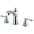 thumbnail image 1 of Kingston Brass KB7961AL Victorian Widespread Lavatory Faucet, Polished Chrome, 1 of 2