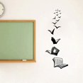 thumbnail image 3 of Open Book Wall Decal - Library School Classroom Wall Art Sticker - Study Room Bookstore Decoration, 3 of 3