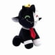 thumbnail image 3 of Peluche Ranboo de cabra sentada en blanco y negro, suave, relleno de ovejas de dibujos animados coleccionables., 3 of 3