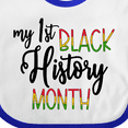 thumbnail image 4 of Inktastic My 1st Black History Month Boys or Girls Baby Bib, 4 of 4