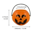 thumbnail image 3 of DAMAI 6 Pcs Halloween Candy Bucket,Mini Halloween Candy Holder,Pumpkin Ghost Candy Bucket Holder with Handles for Halloween Party Favor Home Decoration Supply, 3 of 8