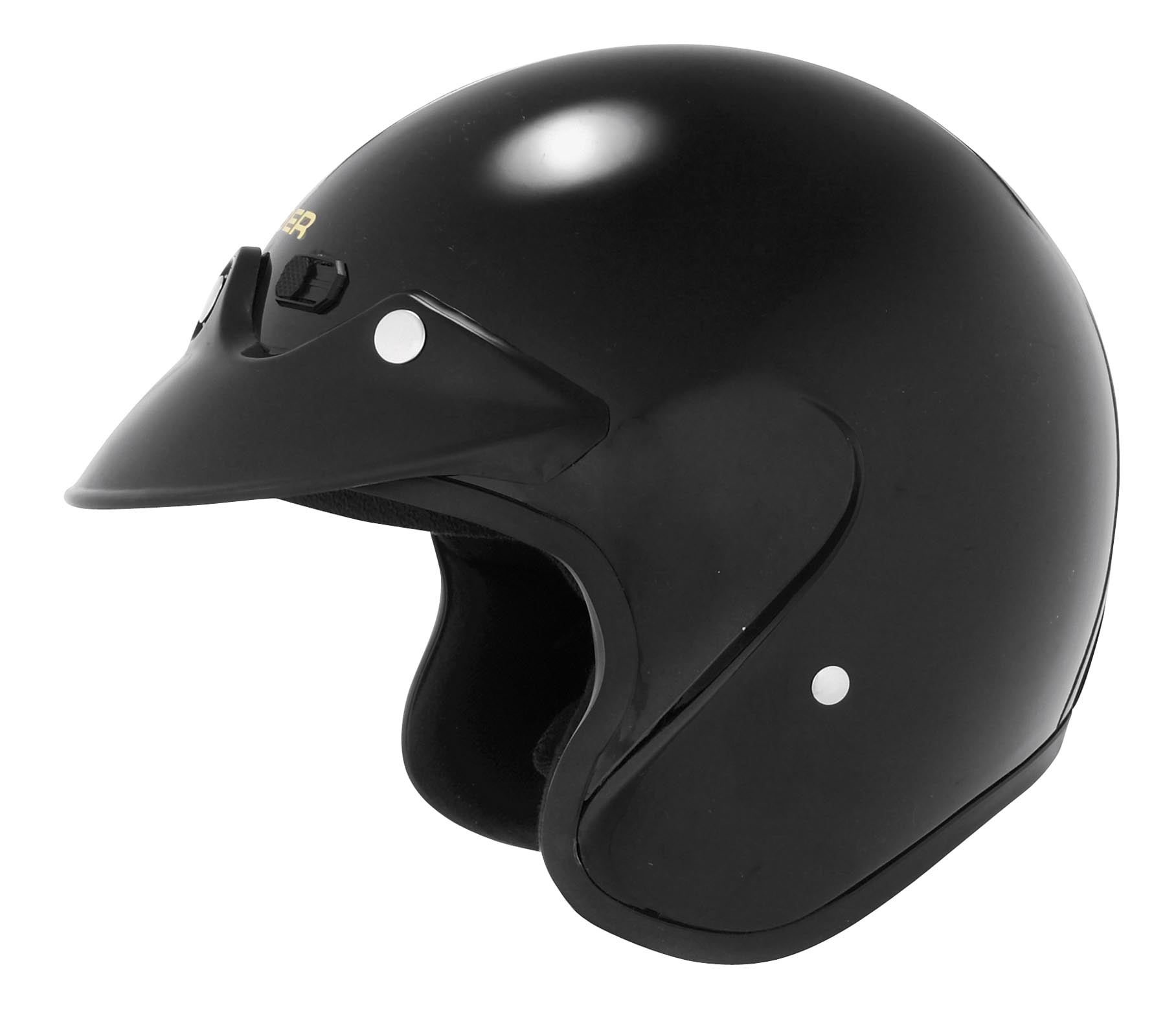 Cyber Helmets U6 Solid Open Face Helmet Black Md 641242