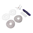 thumbnail image 3 of Kit de accesorios para piezas de aspiradora J3 1 cepillo giratorio 2 cepillos laterales 1 filtro 2 trapo blanco 2 trapo gris, 3 of 14