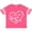 Football Pink and White, variant on Inktastic I Love My Aunt and Uncle in White Chalk Heart Boys or Girls Toddler T-Shirt