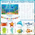 thumbnail image 2 of Decoraciones de fiesta WHYMEO con temática submarina y oceánica, 98 unidades, 2 of 7