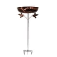 thumbnail image 1 of Comedero para pájaros, cuenco para baño de pájaros, baño para pájaros desmontable con base de 4 puntas para decoración de patio y césped., 1 of 8