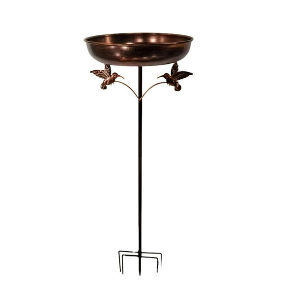 Comedero para pájaros, cuenco para baño de pájaros, baño para pájaros desmontable con base de 4 puntas para decoración de patio y césped.