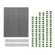 thumbnail image 1 of Aros de jardín para bancales elevados, aros de soporte para invernaderos con clips, arco de jardín 60 piezas, 1 of 9
