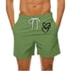 thumbnail image 5 of Mens Casual Pantalones Cortos en Forma de Corazón Impreso Cordón Bolsillo Playa, Poliéster Spandex para Primavera Verano Al Aire Libre Y Diario, 5 of 8