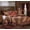 Blue / Gray, variant on Phyllis Dobbs Montana Cabin Primtiive Western Quilt and Sham Set - King Size