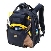 CLC Custom Leathertcraft 1134 Carpenters Tool Backpack, 44 Pockets, Padded Back Support