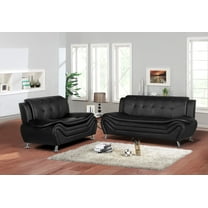 PonLiving Furniture Sifford 2 Piece Living Room Set, Sofa, Loveseat