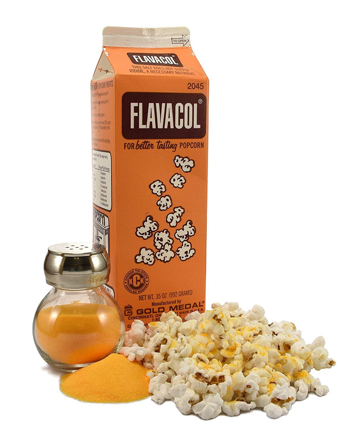 2pk Flavacol Seasoning Popcorn Pop Corn Salt Ingredient Yellow Color Apeal 2045 