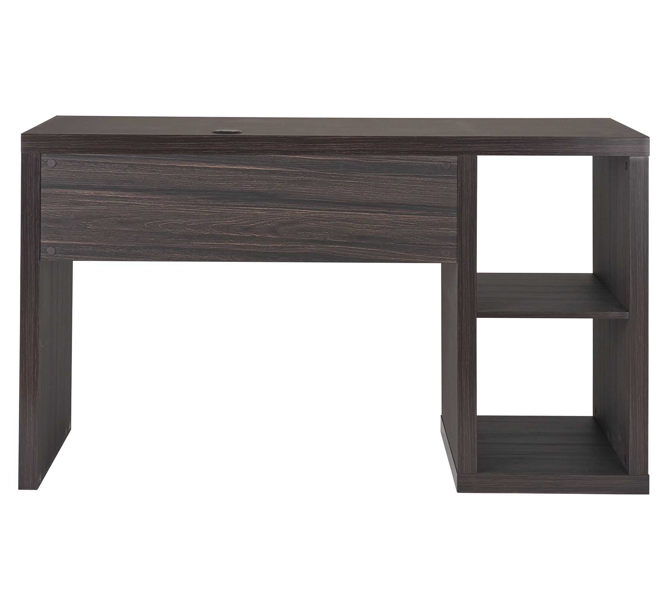 Better Homes & Gardens Cube Storage Office Desk, Tobacco Oak