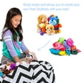 thumbnail image 2 of Posh Creations Bean Bag Stuffable Cover - Toy Organizer, Soft Cover, Kids, 3 ft, White, 2 of 3