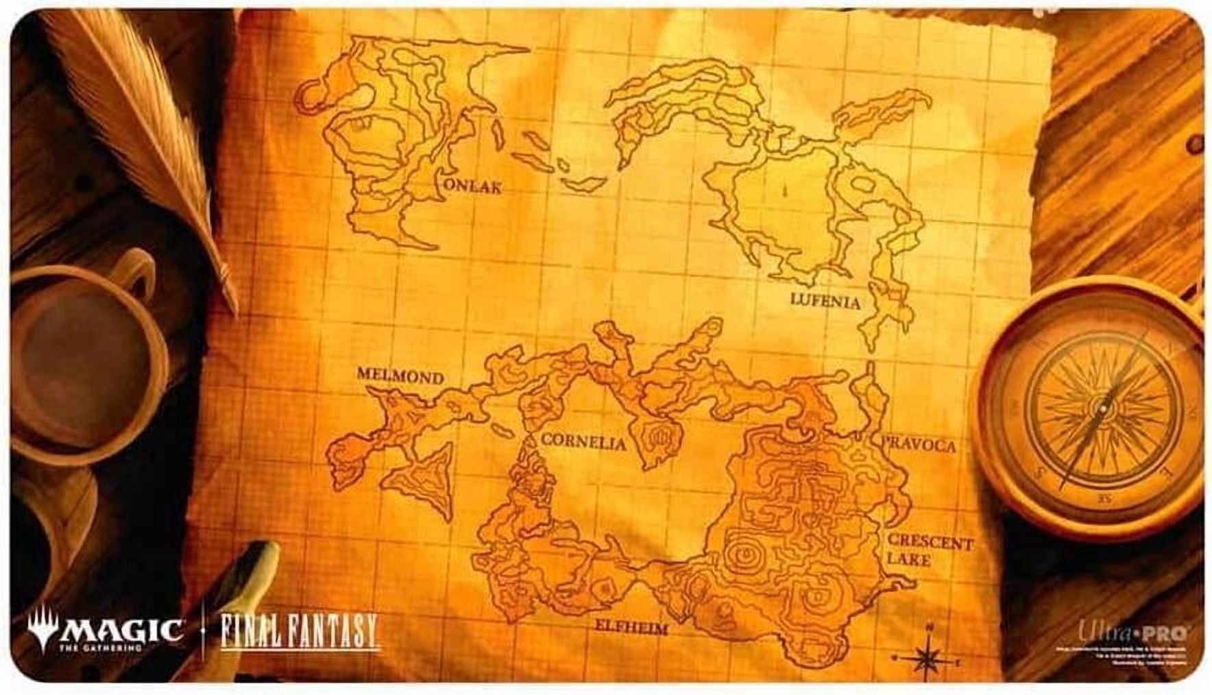 ultra pro mtg final fantasy playmats - x Universes Beyond Crystal's Chosen Playmat for Magic: The Gathering FINAL FANTASY artwork printed on a shimmering material with stitched edges Ultra Pro Playmat: MTG Final