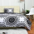 thumbnail image 4 of REGALWOVEN 2 Piece Bohemian Comforter Set, Twin White Black, 4 of 6