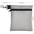 thumbnail image 2 of Portable Pouch Waist Bag for Golf Tee Ball Gloves With Clip for Golf Accessory gray, 2 of 9