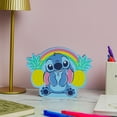 thumbnail image 2 of Letrero de pared plateado de madera MDF con diseño de búfalo Disney Lilo and Stitch, 2 of 3