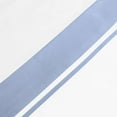 thumbnail image 3 of DNG Creations 4 Piece Two Tone Sheet Set 100% Egyptian Cotton, 800 Threads Count - 8 Inch Deep Pocket ( Solid White/Light Blue - Twin XL ), 3 of 4
