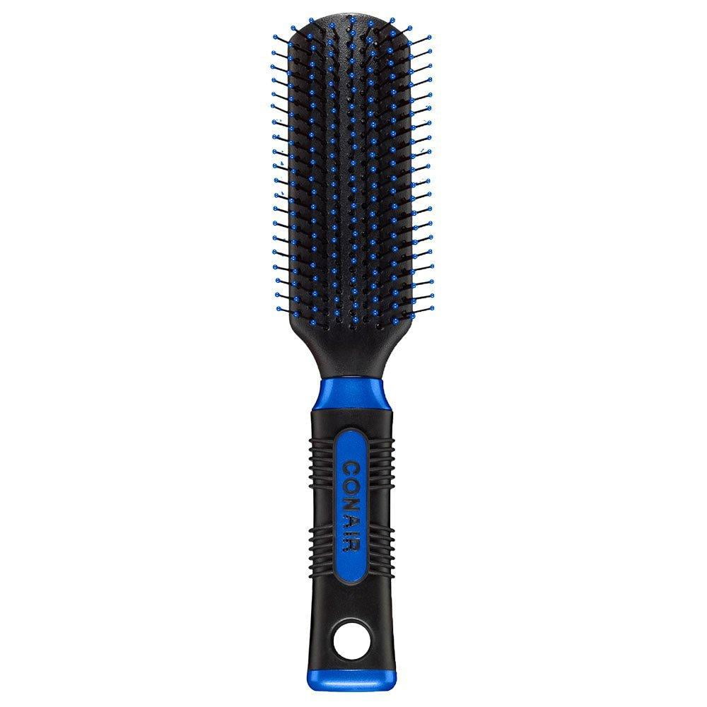 conair pro hair brush with nylon bristle, all-purpose, colors may vary