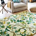 thumbnail image 7 of Tufted Wool Rug 11x13, for Hallway, Living room, Handmade Rug, Floral Woolen Carpet., 7 of 7