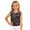 Black, variant on Girls Sleeveless Tank Top Relaxed Fit Crewneck Leopard Print Dance Shirt Vintage Lightweight Holiday Tees Red 160