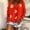 Orange, variant on AOOCHASLIY Fall Clothes Fashion Women Buttons Long Sleeve Casual Floral Sweater Cardigan
