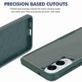 thumbnail image 4 of Dteck Phone Case for Samsung Galaxy S25 Edge, Shockproof Rugged PC Hard Shell Protection TPU Soft Shell Cushioning for Samsung Galaxy S25 Edge 5G Non-Slip Double Layer Protection Cover, Darkgreen, 4 of 6