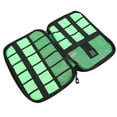 thumbnail image 4 of Electronic Accessories Carrying Case for USB Cable Drive Card Storage Bag Travel (Gray), 4 of 11