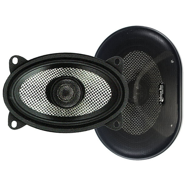 SPEAKER 4X6" (pair) 2WAY 100WATTS AMERICAN BASS;CARBON FIBER Walmart