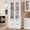 White, variant on 71" Tall Kitchen Pantry Cabinet - Modern Display Storage Cabinet with 2 Large Drawers, Glass Doors, and Adjustable Shelves, Farmhouse Kitchen Cupboard for Dining Room, Bathroom, Living Room, Natural