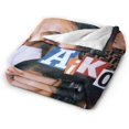 thumbnail image 3 of Jhene Music Aiko Throw Blankets Warm Super Soft and All Season Plush Blanket for Sofa Bed Living Room Decor 60x80, 3 of 6